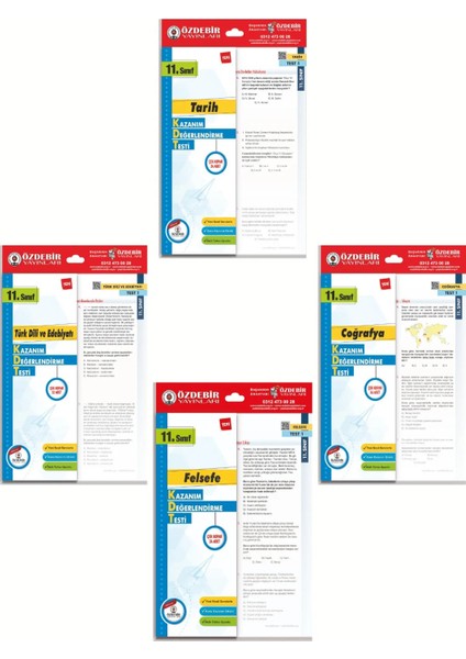 11.Sınıf Edebiyat / Tarih / Coğraya / Felsefe Yaprak Test