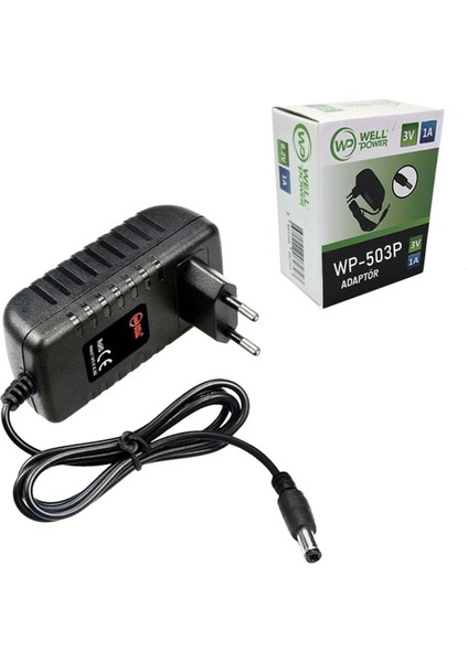 Adaptör 5V 3A 5.5x2.5 Uç WP-503P