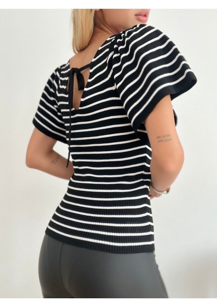 Kadın Kelebek Kol Merserize Triko modelleri