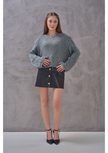 Kadın Kolu Dikiş Detaylı Bohem Stil Yumuşak Triko modelleri