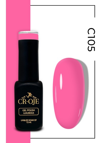 Kalıcı Oje C105- Pembe (12 ML.)