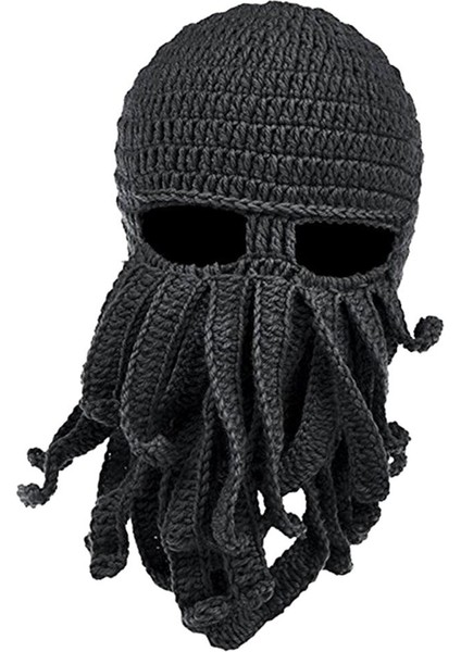 Kadın Tentacle Örgü Cosplay Ş - Gri (Yurt Dışından)