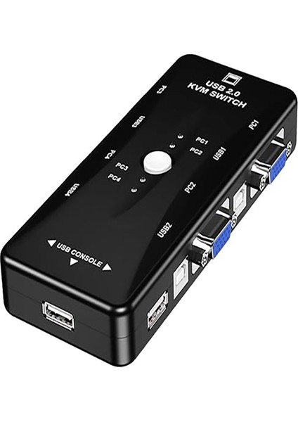 USB 2.0 Kvm Switch VGA 4 Port