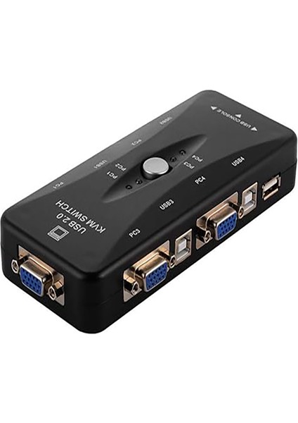 USB 2.0 Kvm Switch VGA 4 Port