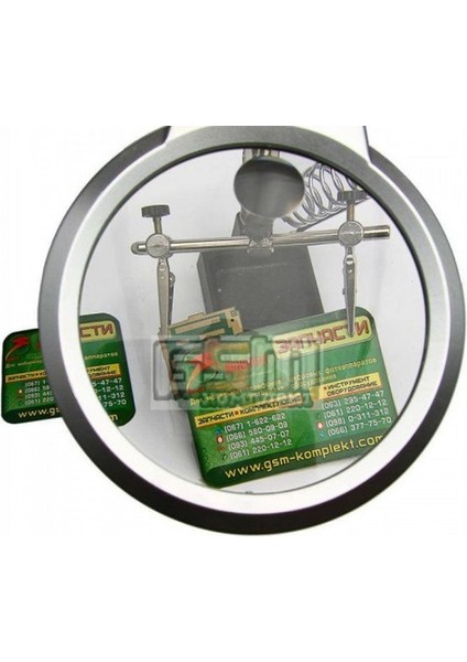 Ayarlanabilir Başlıklı Elektronikçi Yardım Lehim Standı ile Ledli Büyüteç fiyatları