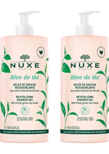 Body Reve De The Revitalising Shower Gel 750 ml 2 Adet