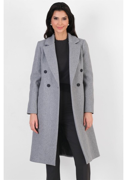 Orfello Mono Yaka Kruvaze Kaban Koyu Gri