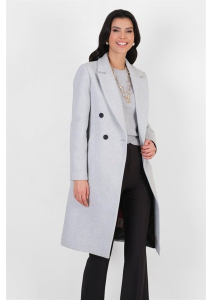 Orfello Mono Yaka Kruvaze Kaban Gri fiyatları