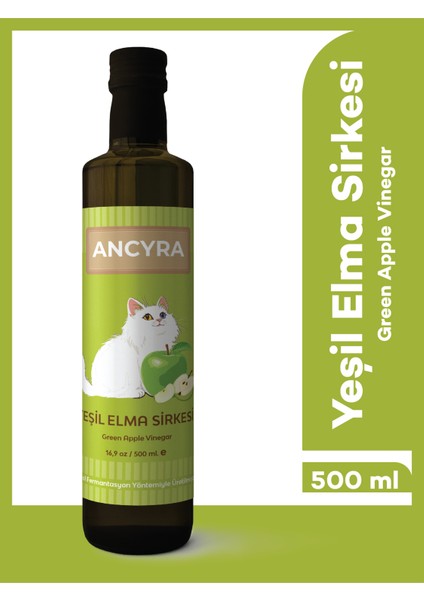 Yeşil Elma Sirkesi Doğal Fermante 500 ml modelleri
