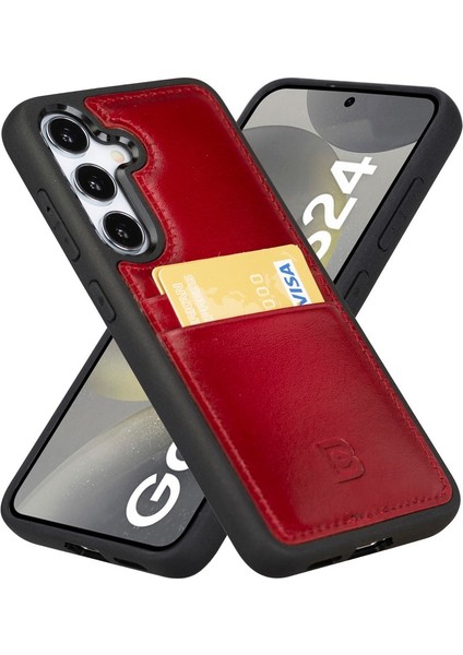 Samsung Galaxy S24 Uyumlu Deri Arka Kapak Fxcp V4EF