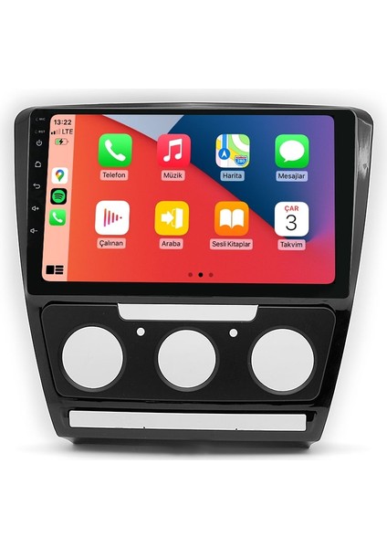 Skoda Octavia 2006 2013 10inç 2gb Ram 32GB Hafızalı Kablosuz Carplay Android Auto Oem Multimedya Navigasyon