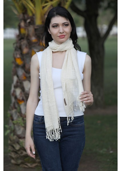 Bej Keten Şal fiyatları