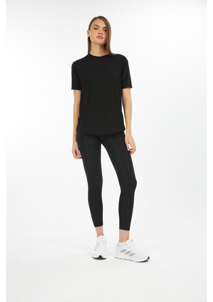 Kadın/ Modal Oversize Basic/ Yuvarlak Yaka /kısa Kol T-Shirt /raw Edge (Pis Kenar) Etek Kol Ağzı fiyatları