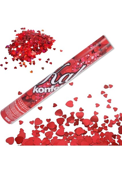 Konfeti Güllü Kalpli 30 cm . (4886)