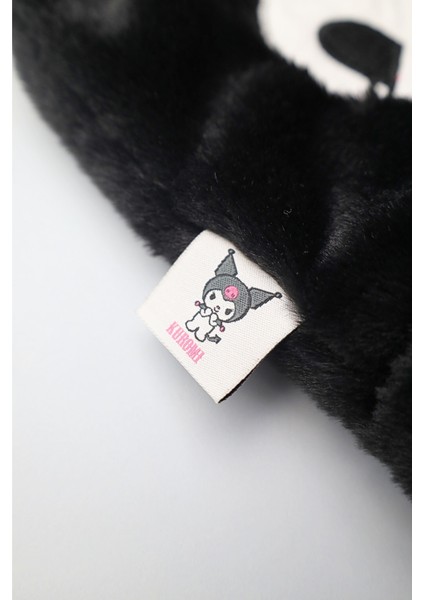 Kuromi Yumuşak Peluş Tüylü Tek Bölmeli Mıknatıslı Çocuk El Çantası modelleri