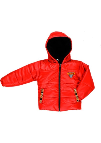 386081 Erkek Çocuk Mont 2y,3y,4y,5y - Kırmızı - 2-3 Yaş