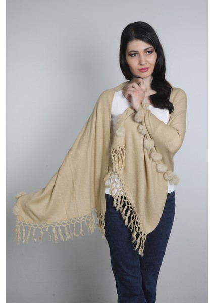 Bej Renk Ipek - Pamuk Şal fırsatları