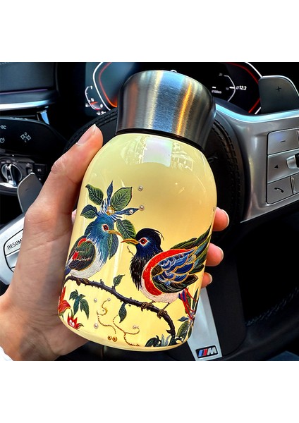 0.3l Bej Saksağan Yalıtımlı Kupa (Yurt Dışından)