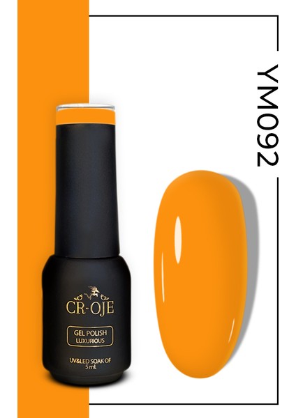 Kalıcı Oje Ym092 - Turuncu Neon (5 ML)