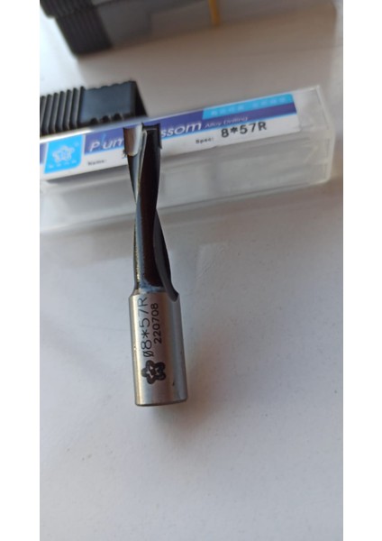 Freze Matkap Ucu Demir, Bakır, Alüminyum, Ahşap, Çelik Levha, Seramik, Tuğla, 8mm Karbür Ahşap Matkap Uçları Matkap Ucu 8*57R