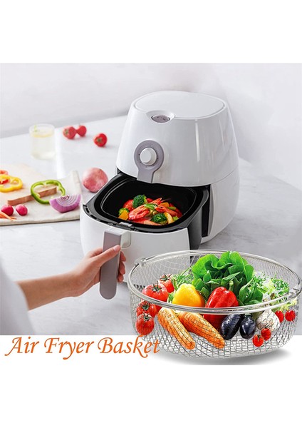 Ninja Için Aksesuarlar,Mesh Buharlı Pişirici Foodi 6.5, 8Qt Için Hava Fritöz Sepeti, Saplı Hava Kızartma (Yurt Dışından)
