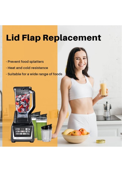 Ninja Için Aksesuarlar,Adet Blender Kapağı Yedek Parçası, Musluk Kapağı Üst Parçaları Kilitli 72Oz Sürahi Bl610 Bn701 (Yurt Dışından)
