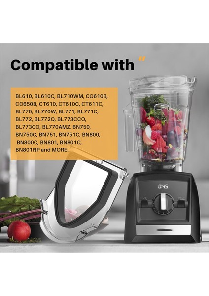 Ninja Için Aksesuarlar,Adet Blender Kapağı Yedek Parçası, Musluk Kapağı Üst Parçaları Kilitli 72Oz Sürahi Bl610 Bn701 (Yurt Dışından)
