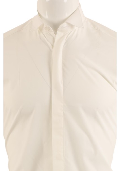 Uzun Kol Slim Fit Damatlık Gömlek modelleri