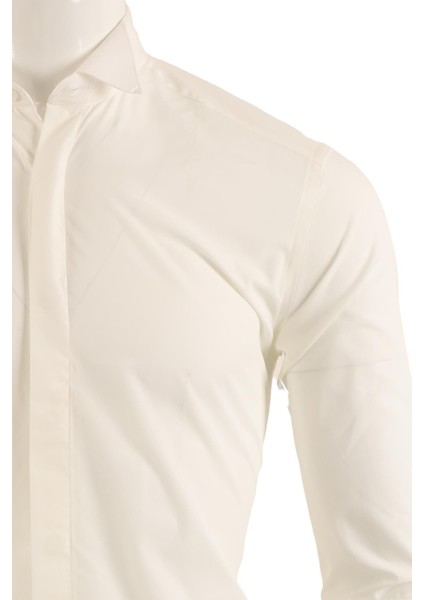 Uzun Kol Slim Fit Damatlık Gömlek fırsatları