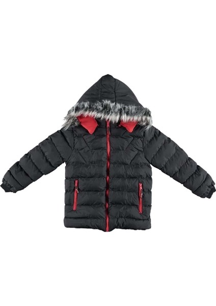 387296 Erkek Jesika Kaban 9/12 Yaş - Siyah - 10-11 Yaş