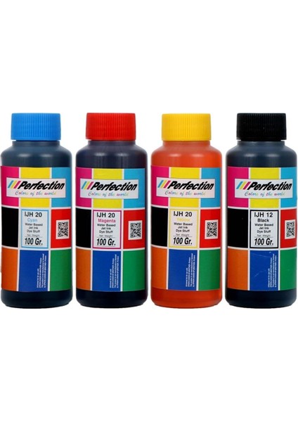 Epson Uyumlu 103 L 5296 L3256 L3211 L1250 Renk Mürekkep Dolum Seti 4 x 100 Gr.