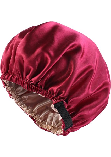 Bonnet Uyku Başlığı Bonnet Başlığı, Çift Katmanlı, - Kırmızı (Yurt Dışından)