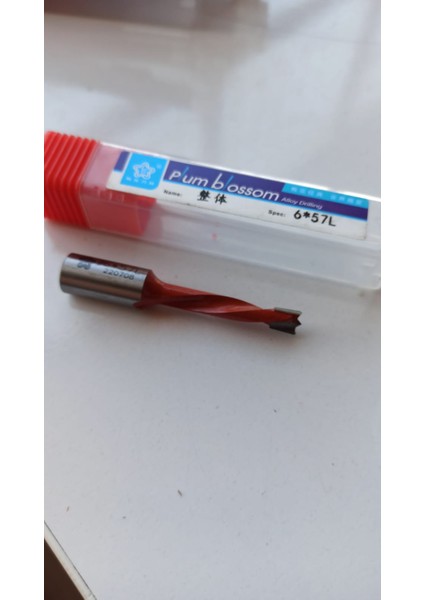 Gelgit 1 Adet Ahşap Forstner Gang Matkap Uçları 6mm Alaşım Delik Açacağı 57MM Toplam Uzunluk Router Bit Ahşap Karbür Sıra Matkap Kafası fiyatları