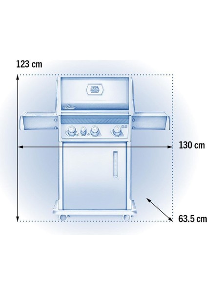 Rogue Xt 425 Sib Gazlı Mangal