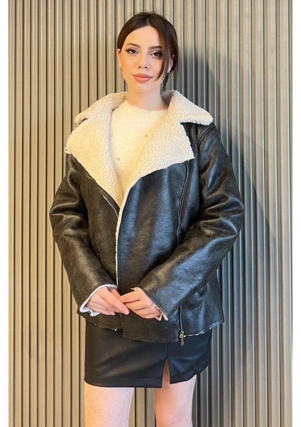 Kadın İçi Peluş Nubuk Mont P-00014695 fiyatları