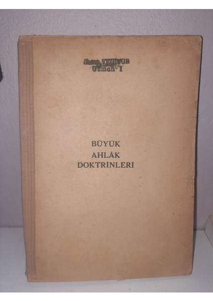 Büyük Ahlak Doktrinleri / Cemal Süreya Çevirisi - 1971 Yılı Ilk Baskısı