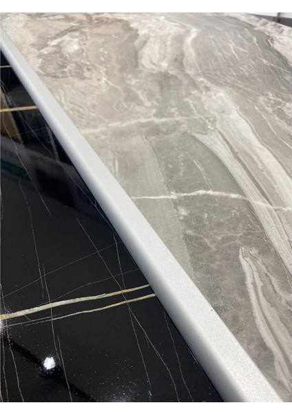 Alüminyum Oval U 8 mm Parke Bitim Profil Çıtası Boy Ölçü Seçiniz fiyatları