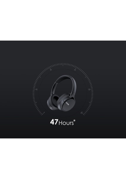 Nightingale-N1 Kablosuz Wireless Extra Bass Kulaklık Siyah