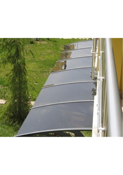 Transpaforza Tf Std 1.12 Kapı Üstü Sundurma 360 x 100 Bronz 3 mm Solid Levha modelleri