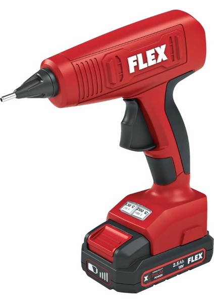 Gg 200 18 Akülü Sıcak Tutkal-Silikon Tabancası 18 Volt Çift Akülü 2.5 Ah