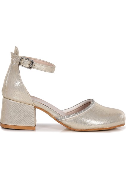 Ressa Taşlı Kız Çocuk 5 cm Topuklu Sandalet Abiye Ayakkabı fırsatları