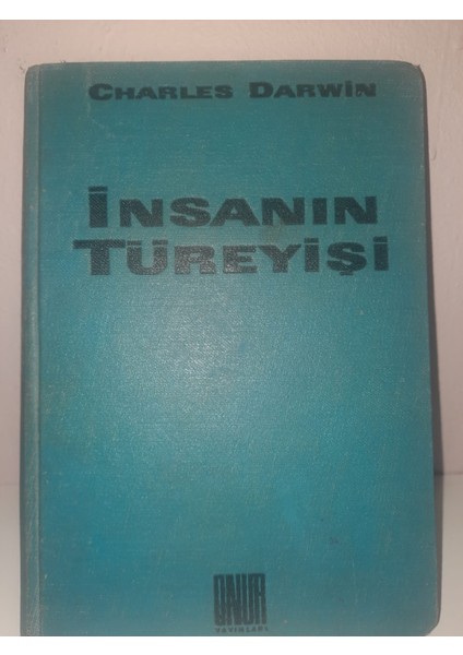 Insanın Türeyişi - Ciltli 1. Baskı