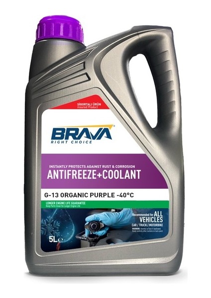 G-13 Organik Antifriz Mor -25°c