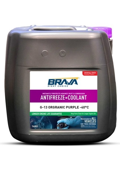 G-13 Organik Antifriz Mor -25°c