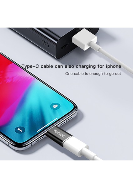 Ido GS03 8 Pinli Type C Şarj Adaptörü (Yurt Dışından)