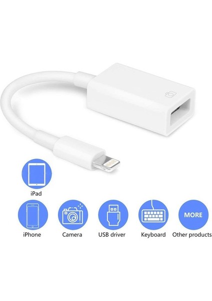 Fa Star iPhone ve iPad USB Otg Adaptörü U Disk Mıdı Arayüzü (Yurt Dışından) fiyatları