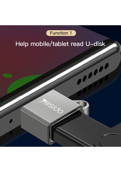 GS08 Type C USB 3.0 Otg Mini Konnektör Adaptörü (Yurt Dışından)