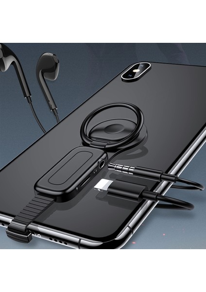 LXS08 Ses Halkası Tutucu Hızlı Şarj Adaptörü (Yurt Dışından)