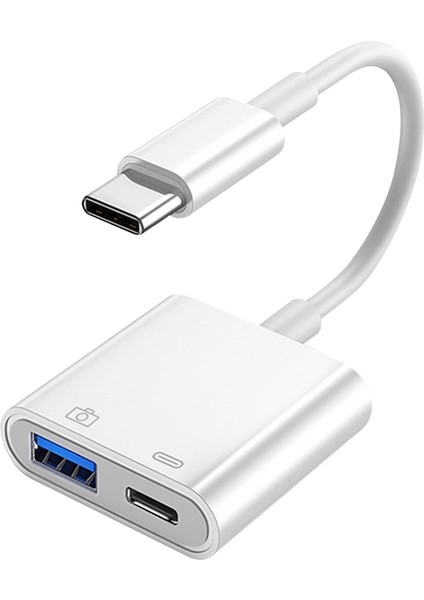 S 211 2'si 1 Arada Tip C'den Tip C'ye / USB Kamera Adaptörü (Yurt Dışından)