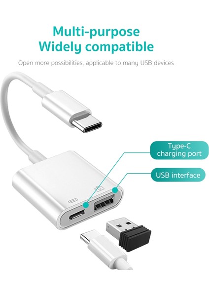 S 211 2'si 1 Arada Tip C'den Tip C'ye / USB Kamera Adaptörü (Yurt Dışından) fiyatları